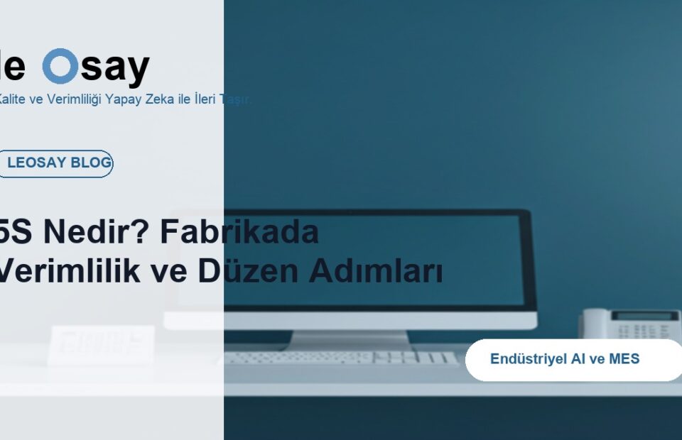 5S Nedir? Fabrikada Verimlilik ve Düzen Adımları blog kapak görseli