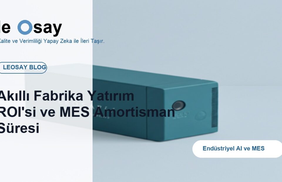 Akıllı Fabrika Yatırım ROI'si ve MES Amortisman Süresi blog kapak görseli
